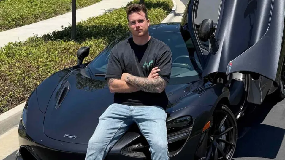 Car influencer James Wehr dead at 27 after McLaren burst into flames from crash