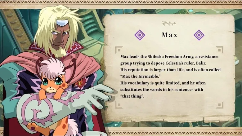 Tales of Eternia Remastered "Chat" Character Trailer