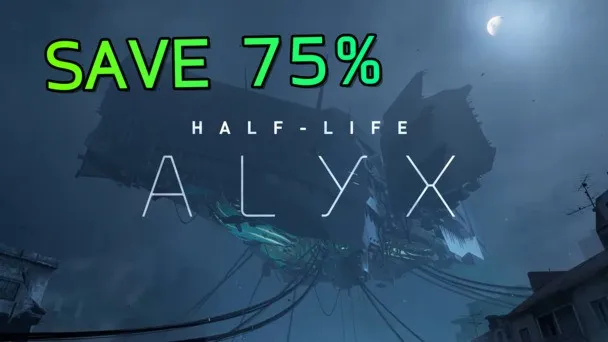 Half-Life: Alyx is back at its Steam historical low with a big 75% saving waiting to be snapped up!