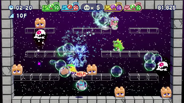 Bubble Bobble 4 Friends rated for Switch 2 release