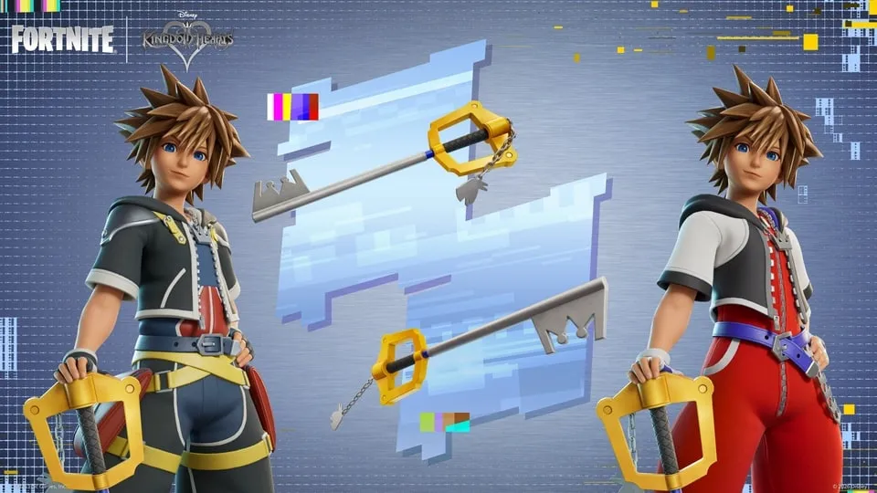 Kingdom Hearts has arrived in Fortnite with Keyblades and a heart-shaped Moon