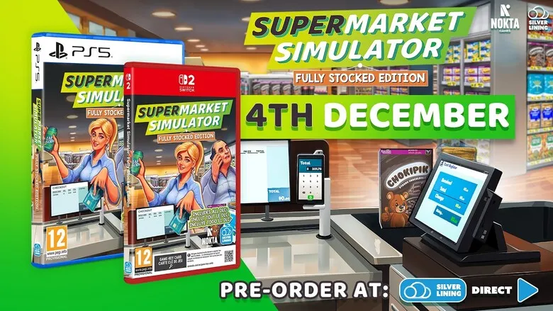 Supermarket Simulator Fully Stocked Edition Launches Physically Dec. 4th, 2026 on Switch 2