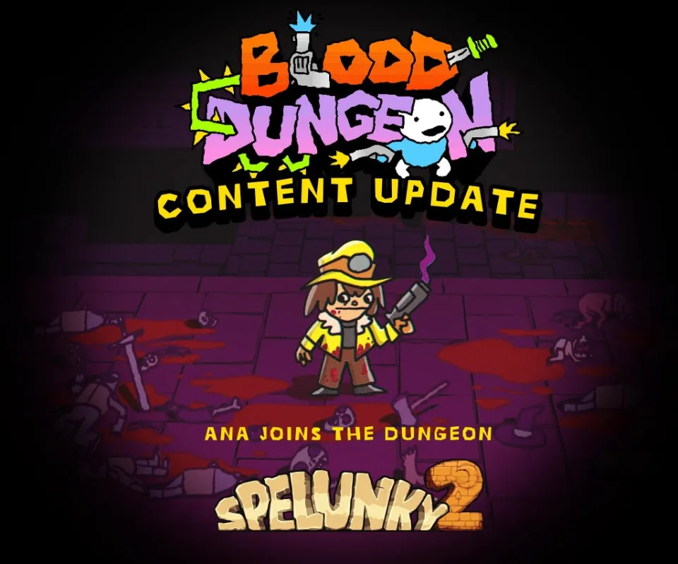 Spelunky comes to Blood Dungeon with Ana joining the Bunkhouse in free content update