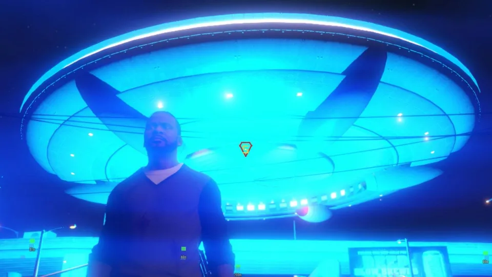 I put UFO sightings in Grand Theft Auto 5, though it didn't quite go to plan