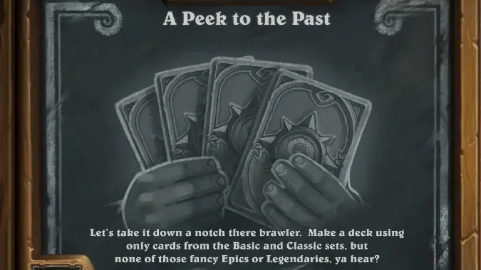The decks you need to win the A Peek to the Past Hearthstone Tavern Brawl