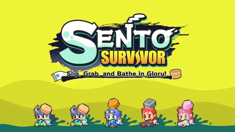SENTO SURVIVOR : Slip, Grab, and Bathe in Glory! launches today on Switch
