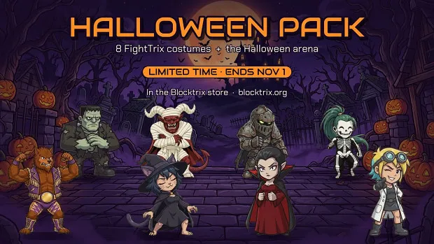 Blocktrix 2.8: the FightTrix Halloween Pack, private messages and three themes to earn