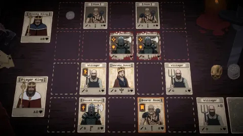 Kingfall is a newly announced deckbuilder where your cards move like chess pieces