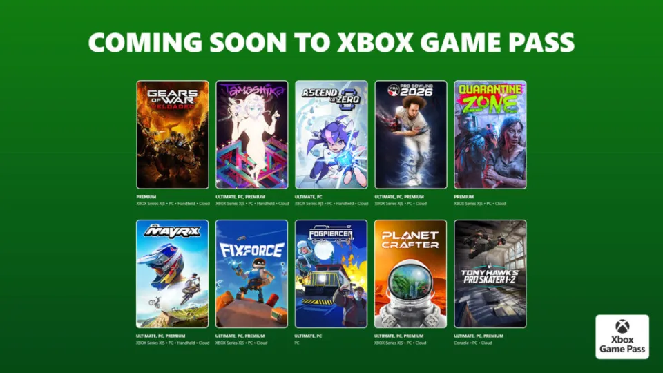 Coming to XBOX Game Pass: Tony Hawk’s Pro Skater 1+ 2, The Planet Crafter, Palworld 1.0, and More